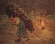 Jean Francois Millet Winter oil